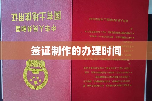 莱阳签证制作的办理时间