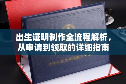 莱阳出生证明制作全流程解析，从申请到领取的详细指南